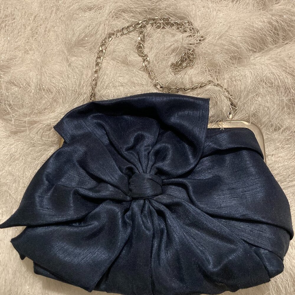 Midnight Navy clutch